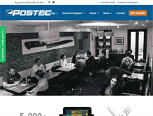 Tablet Screenshot of postec.com